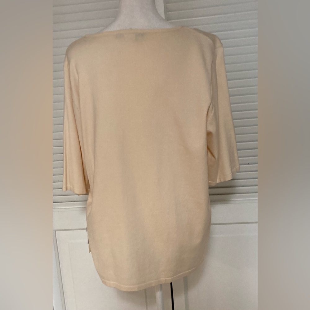 NWT Nygard Beige Blouse Size 18/20 - Picture 6 of 8